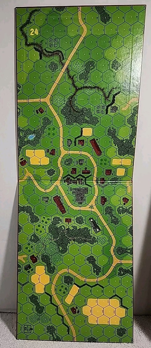 Paratrooper ASL Module 2 Vtg WWII Avalon Hill 1986 Incomplete