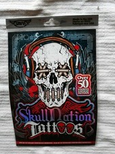 over 50 temporary tattoos SKULL nation Savvi ...
