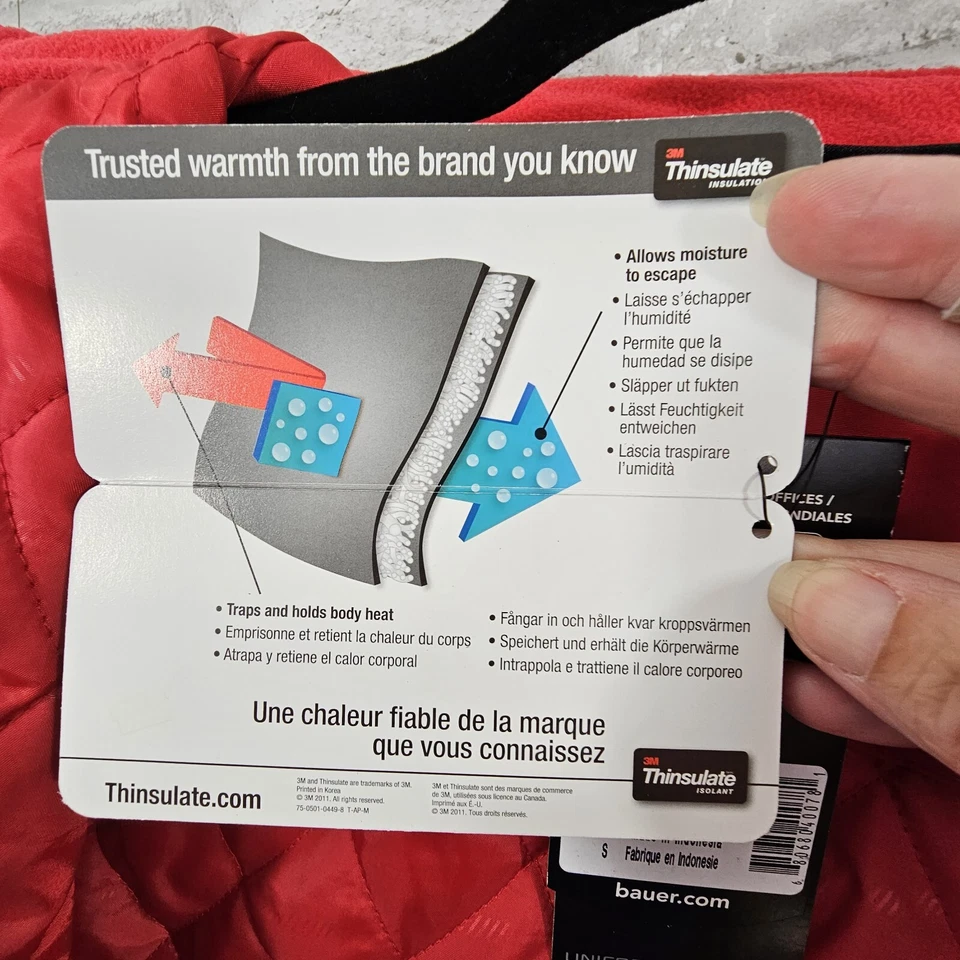 NWT Bauer Team Thinsulate Hockey Coat Youth Small - Image 4 of 4