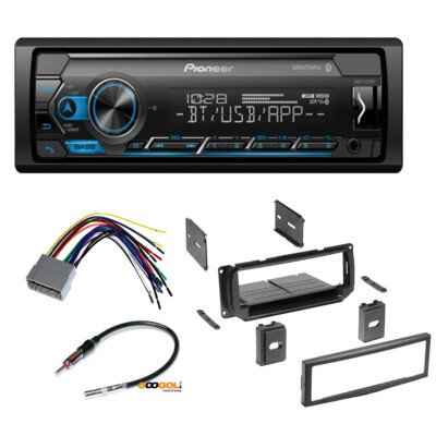 Pioneer Single DIN Car Stereo + Install kit Radio For Dodge RAM 1500 2002- 2005