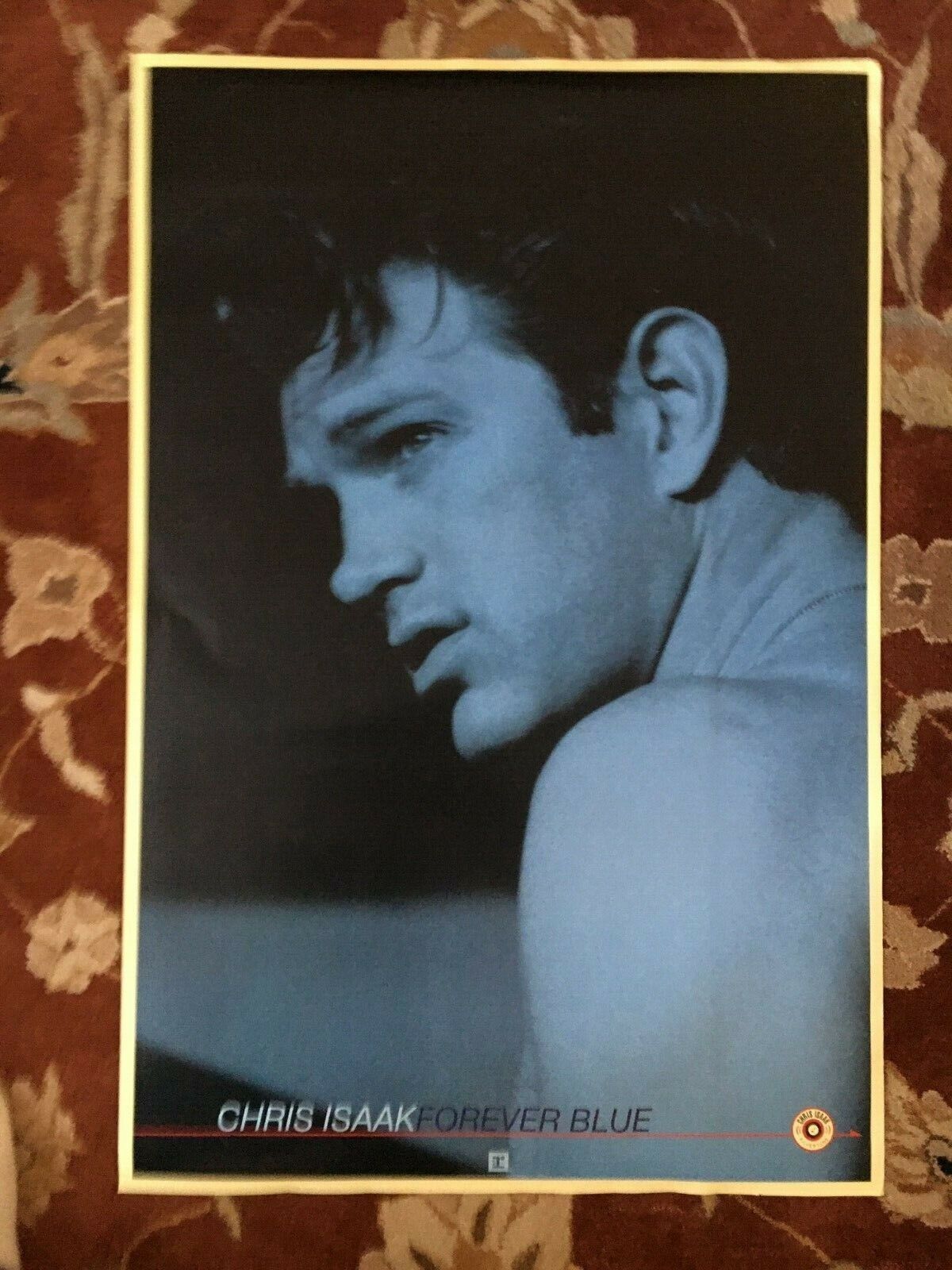 CHRIS ISAAK Forever Blue promotional rare original poster Memphis Sale special price Mall