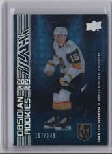 2021-22 SPx UD Black Obsidian Rookies Jake Leschyshyn RC /349 Vegas Golden
