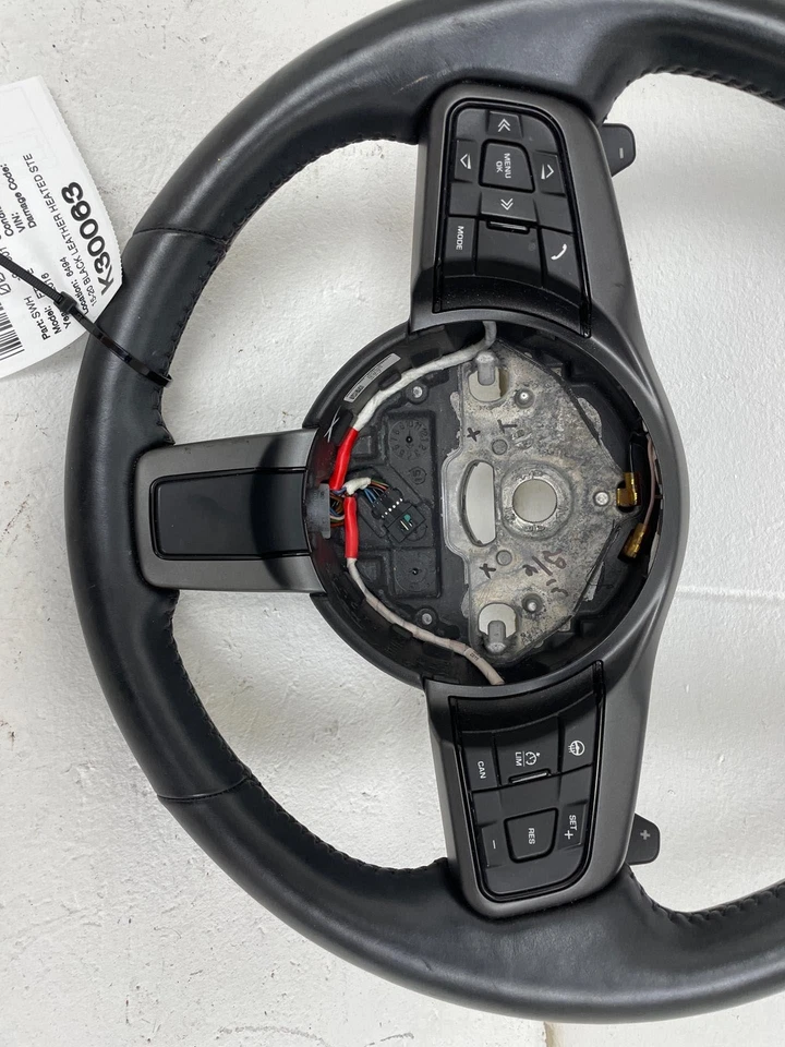 2016-2020 JAGUAR F-TYPE LEATHER HEATED STEERING WHEEL W/ CONTROLS GX53-3F563-SE Foto 4 de 4