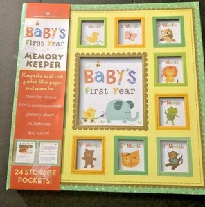 baby keepsake book with pockets