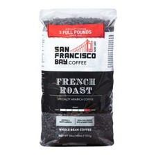 San Francisco Bay French Dark Roast Coffee Specialty Arabica Whole Bean 3Lb FRES