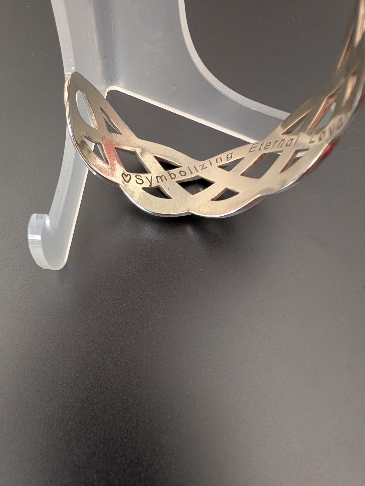 Brighton Silver Interlock Braid Cuff Bracelet - image 5