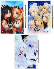 Fate Grand Order Acrylic Panel Set 3pcs Weekly Famitsu 10th Anniversary