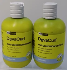 DevaCurl One Condition Original Moisture 12.0z Lot Of 2