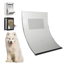 Pet Door Flap with Screws, Replacement Flap for Dog Doors and Cat Doors, Easy...
