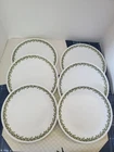 Vintage Corelle Crazy Daisy Spring Blossom 10.25" Dinner Plates Set Of 6