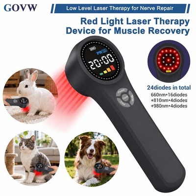 1760mW LLLT Cold Laser Therapy Machine 660 810 980nm for Neck Back Pain Relief
