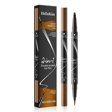 Eyebrow Pen, 2-in-1 Waterproof Eyebrow Pencil with 4 Tip Microblading Brow Pe...