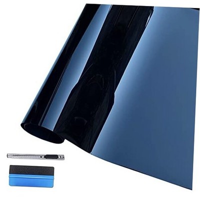 Black Ultra Gloss Premium Vinyl Car Wrap Film - 1ft x 10ft - Premium Car Wrap