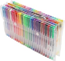 Gel Pens Set 100 Colors Adult Coloring Art Craft