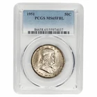 1951 Franklin Half Dollar 50C PCGS MS 65 FBL
