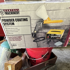 Central Machinery Air Handheld Cup-fed Powder Coating System 94244 Pedal Hose