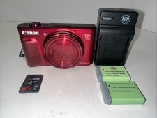 Canon PowerShot SX720 HS 20.3MP Digital Camera W/ Batteries, Charger, & SD Card