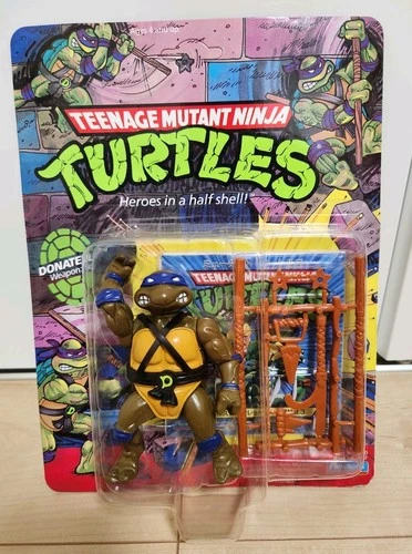 Vintage TMNT Donatello 10-Back Playmates NEW SEALED Old Stock UNPUNCHED