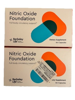 TWO PACK - Berkeley Life Nitric Oxide Blood Flow & Circulation Support 