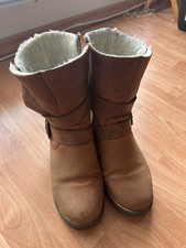 Winterstiefel, Leder, Gr 38, viel getragen, Sammler & Liebhaber