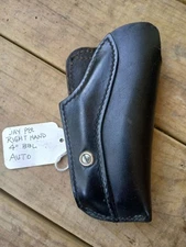 Jay pee leather holster for automatic pistol with 4in barrel