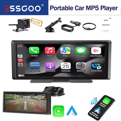 8.1'' Zoll Tragbarer Apple CarPlay und Android Auto Wireless Display Autoradio FM