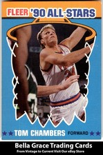 1990-91 Fleer Tom Chambers #8 Phoenix Suns All-Stars NBA Basketball