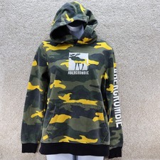 Abercrombie  Fitch Kids Camo Hoodie Sweatshirt Size 15/16