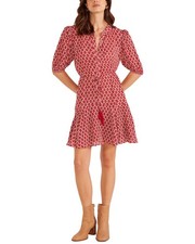 Minkpink Annie Puff Sleeve Mini Dress Women's  Xs