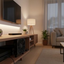 High Airflow USB Fan for Electronics Cooling, 1500 RPM, 56.7 CFM Capacity