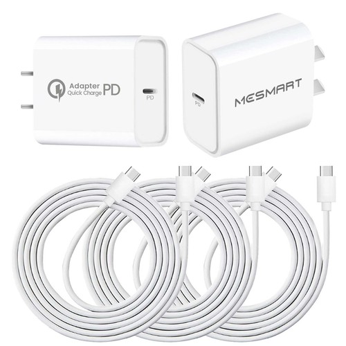 Câble Chargeur Rapide Type-C 20 Watts pour Téléphone Portable Motorola Moto G Power 5G (2025) - Photo 3 sur 19