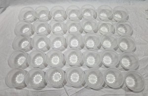35 Empty 4oz. Plastic Fruit Cups Hobby Craft Sorting