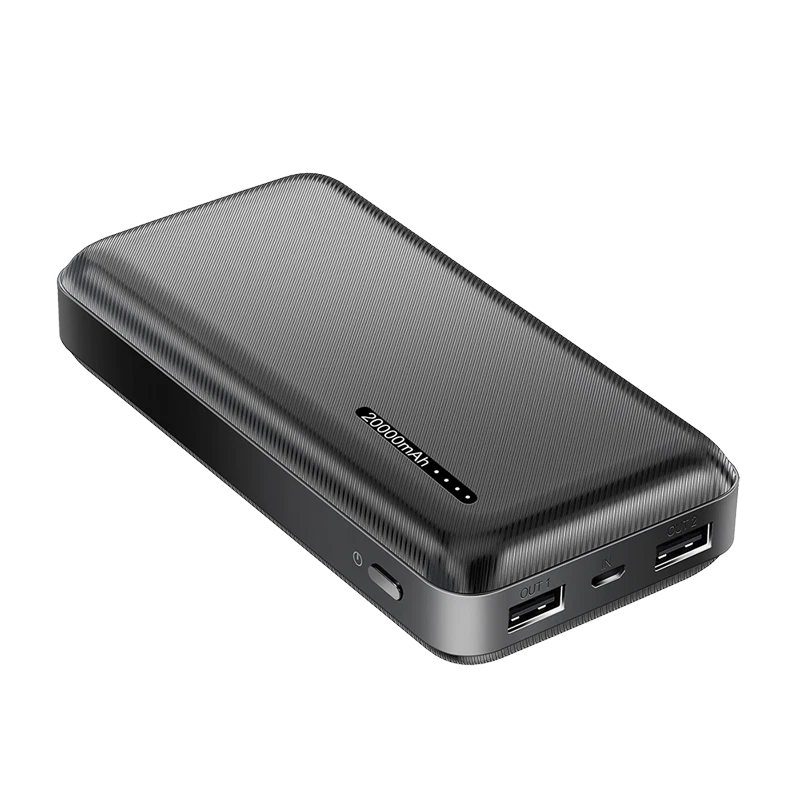 Powerbank 20000mAh USB-C USB-A Schnelllader Handy Smartphone Power-Bank schwarz - Bild 2 von 4