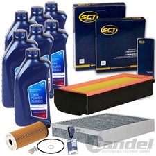 SCT FILTERSET+OE BMW 5W30 ÖL passend für BMW 3er F30 80 34 31 4er F33 83 36