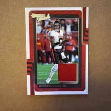 2025 Panini Donruss - Donruss Threads Michael Penix Jr. #DTH-MPJ (MEM) Red