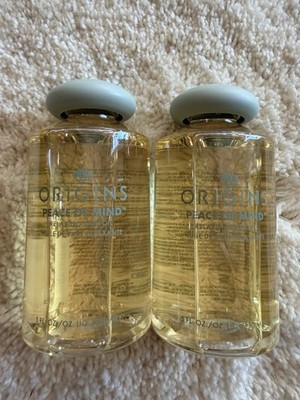 LOT/2 ORIGINS ''PEACE OF MIND'' RELAXING BATH OIL FULL SIZE 5 OZ NEW Ac4