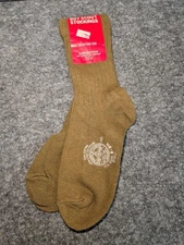 NOS One Pair Of Boy Scout Stockings/Crew Socks Fits Size 8-9.5 Small OG Green