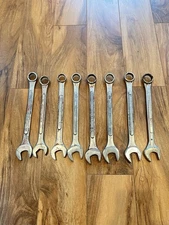 Drop forged Set Of 8pc 7/8" Combination Wrench 12 Point SAE Mixed Name Brands