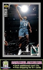 1994-95 Collector's Choice Silver Signature #58 Scott Burrell Charlotte Hornets
