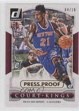 2014-15 Panini Donruss Court Kings Press Proof Gold 4/10 Iman Shumpert #33 0c3