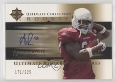 2005 Ultimate Collection Rookie Signatures 171/225 Antrel Rolle #206 Auto 0af