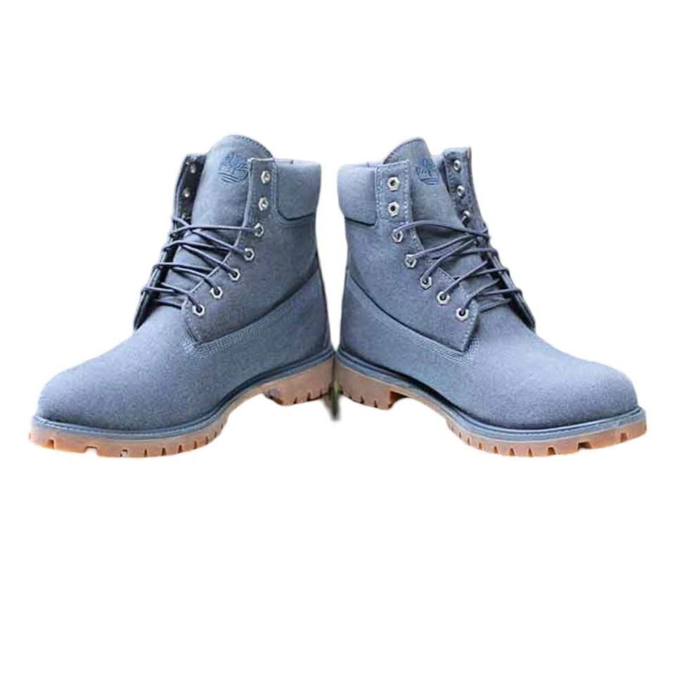 Timberland 6" Premium Lona Denim A1U9T Hombres Nuevo Foto 3 de 4