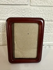 Vintage WOOD Rounded Corners Picture Frame .. .. For 3.5 X 5” THAILAND
