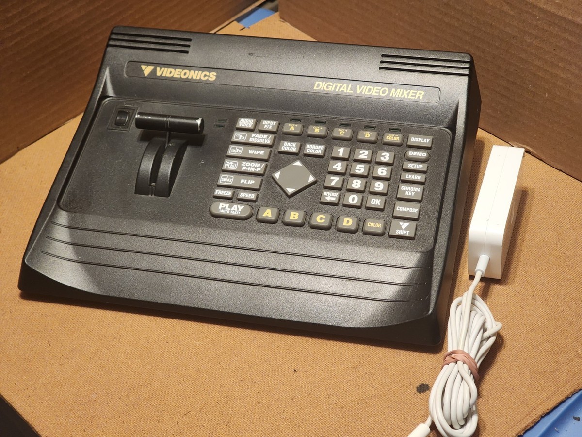FUTEK (フューテック) VIDEONICS【MX-1・AB-1】2台セット Vintage Videonics MX1 NTSC Digital Video Mixer Switcher VideoMixer