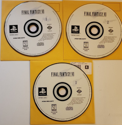 SquareSoft Final Fantasy VII PS1 NTSC-U/C 1997 JRPG Role Playing Loose No Case