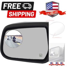 Blind Spot Mirror, 3" Aluminum Frame Round HD Glass Convex Wide Angle Rear Vi...