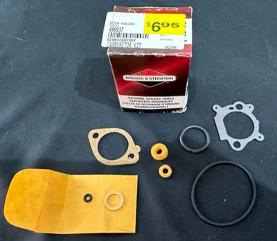 #ad #ad NOB Briggs amp; Stratton 498260 Carburetor Kit Incomplete Genuine OEM Service Part $7.95