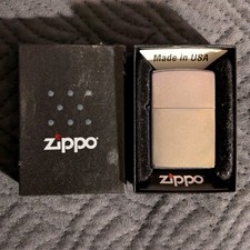 Zippo 207 Regular Street Chrome Windproof Lighter - Made in USA - With Box