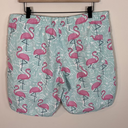 RSVLT Hybrid Shorts Herren L Flamingo 8" Schrittlänge Pullon ungefüttert tropischer Strand - Bild 8 von 12