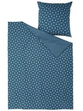 Ikea ÄNGSNEJLIKA Bettwäsche-Set 2-teilig dunkelblau/hellblau 155x220/80x80 Neu